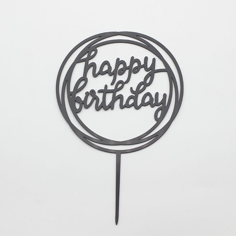 Mica HPBD 2 vòng tròn đen