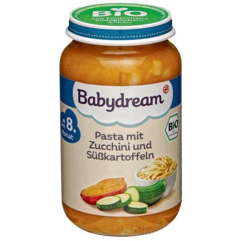 HỦ ĂN DẶM MẶN HỮU CƠ BABYDREAM CHO BÉ 8M