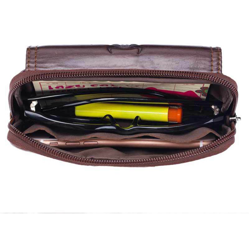 [Zachi] Túi đeo hông, đeo thắt lưng, túi đựng điện thoại DA BÒ THẬT màu Nâu T09 Bullcaptain | BigBuy360 - bigbuy360.vn