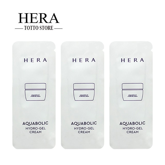 [12 - 30 gói] Kem dưỡng trắng sáng da Hera Aquabolic Hydro-Whip Cream 1ml/gói