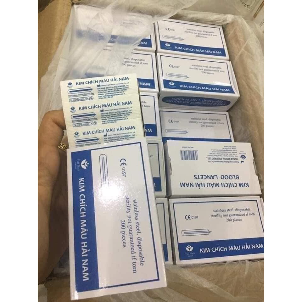 Kim chích máu hộp 200 kim