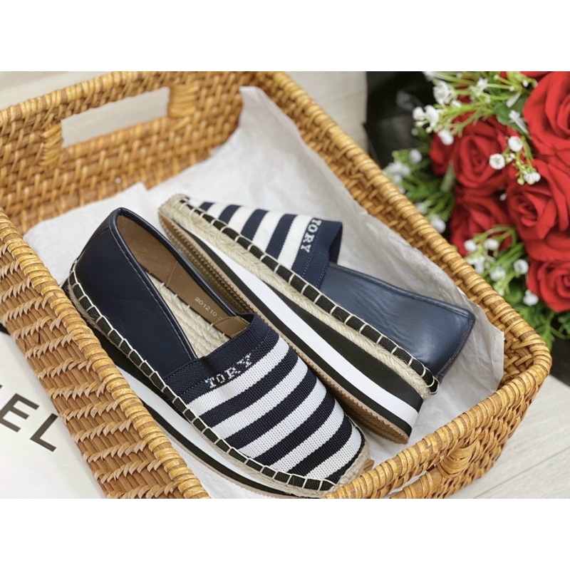 Giày slip on tory cói qccc fullbox