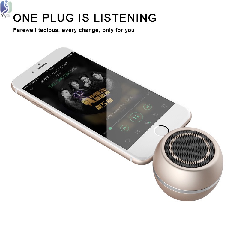 Loa Khuếch Đại Không Dây Mini 3.5mm Cắm Sạc Usb Cho Điện Thoại Di Động