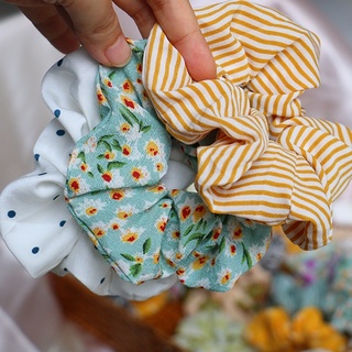 Đồ cột tóc vải scrunchies vải voan lụa các loại