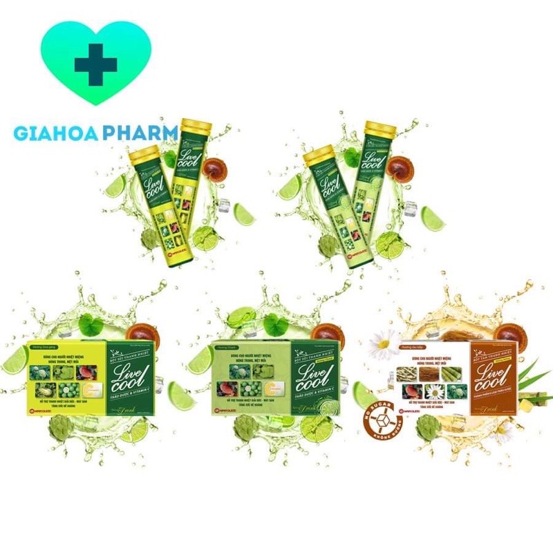 Bột sủi thanh nhiệt Livecool - Thanh nhiệt, mát gan, giải độc | BigBuy360 - bigbuy360.vn