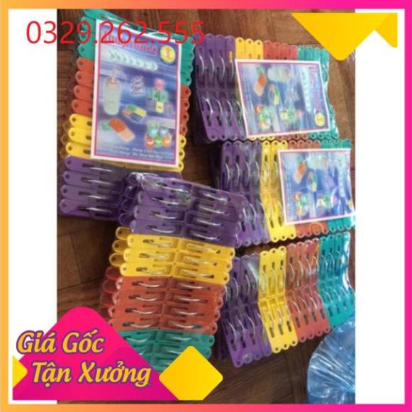 (Sale Khủng) Vỉ 30 kẹp quần áo nhựa việt nam siêu rẻ