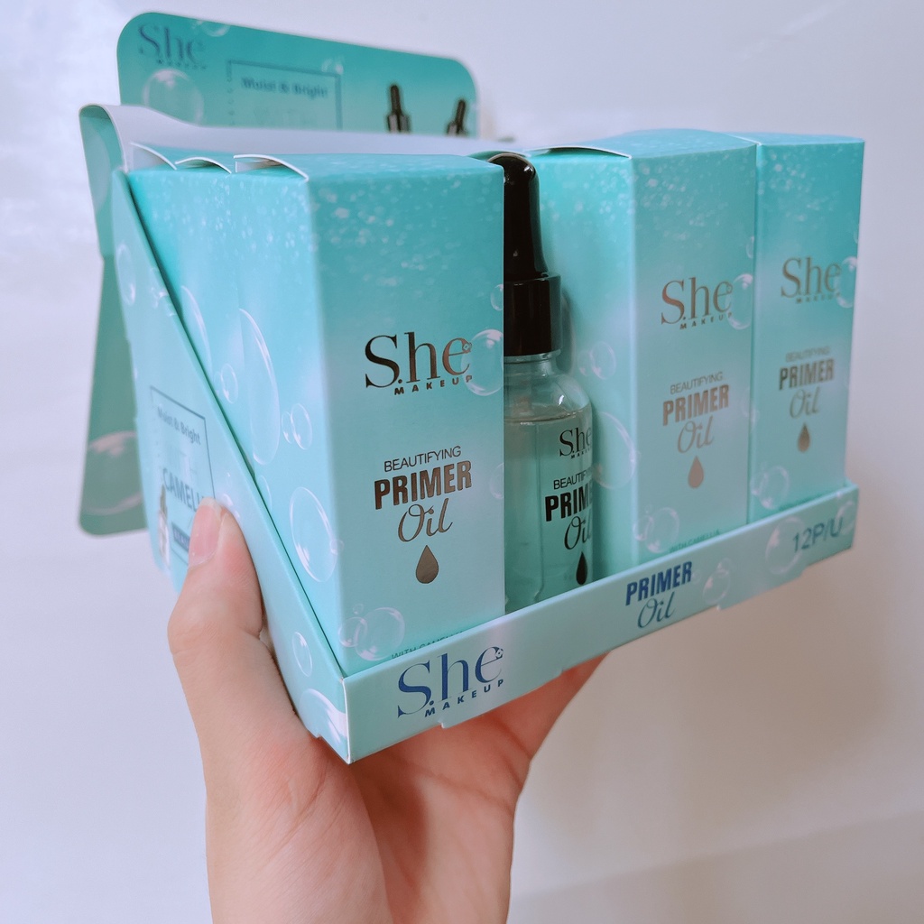 Tinh dầu She Oil Primer Mix Trộn kem nền 25ml chuyên dùng pha Kem Nền