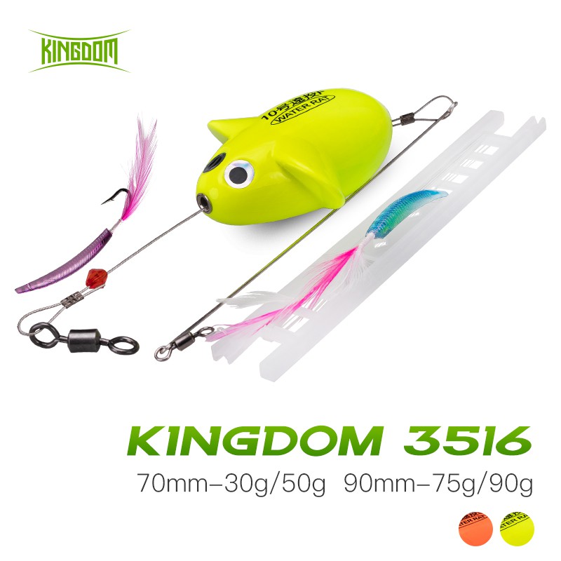 Mồi câu cá giả Kingdom bằng ABS cứng 70mm/90mm 30g/50g/75g/90g