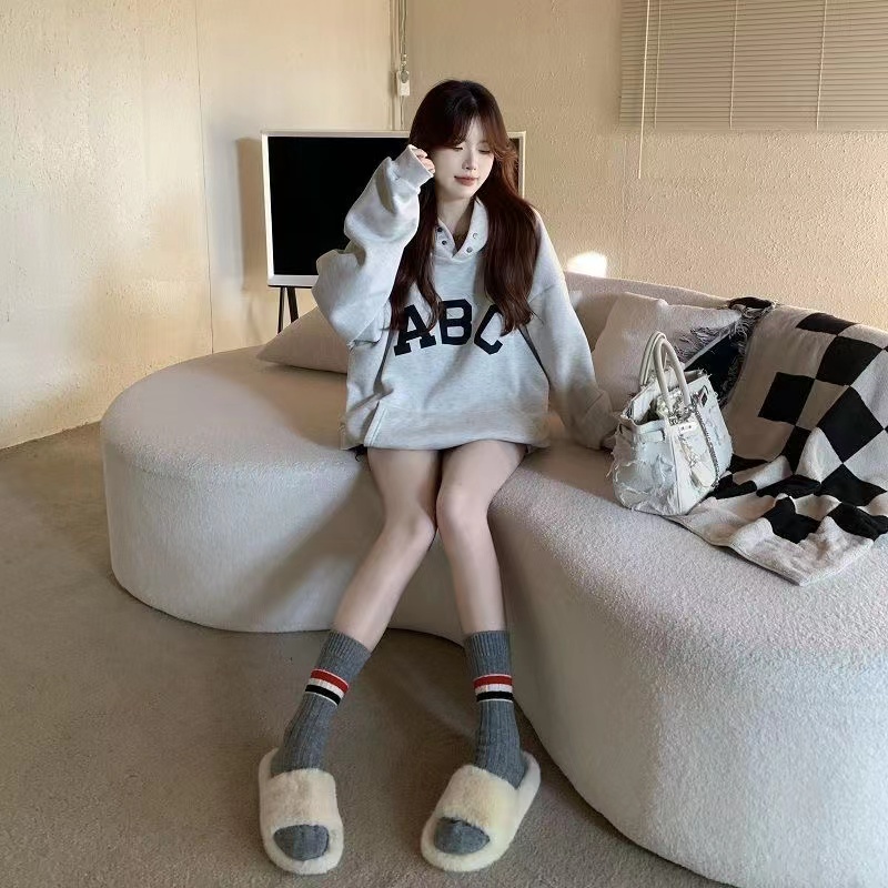 Áo Sweater Mỏng Có Mũ Trùm Kiểu Hàn Quốc Thời Trang Mùa Thu 2022 Cho Nữ