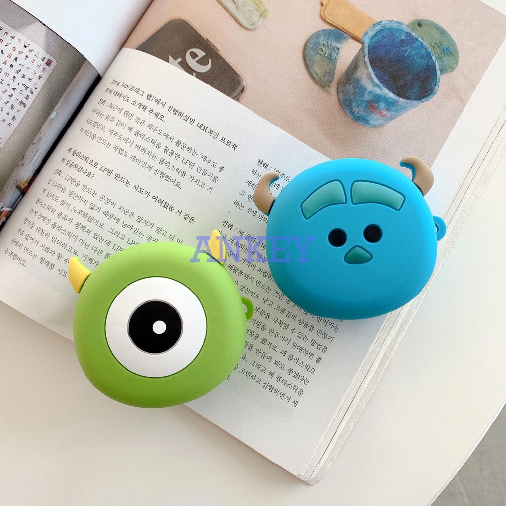 Samsung Galaxy Buds Live / Buds Pro / Buds2 Vỏ bọc hộp sạc tai nghe silicone động vật hoạt hình chống nước có móc khóa