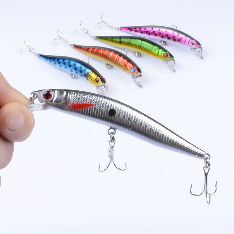 Mồi câu cá bằng nhựa cứng sinh động chân thật 9.7cm / 8.6g