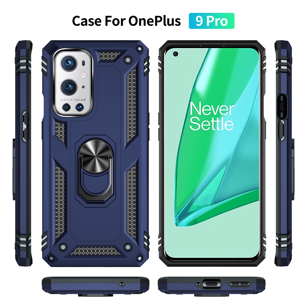 Ốp điện thoại chống sốc có vòng giá đỡ từ tính dành cho Oneplus 9 Pro / Oneplus 7 Pro