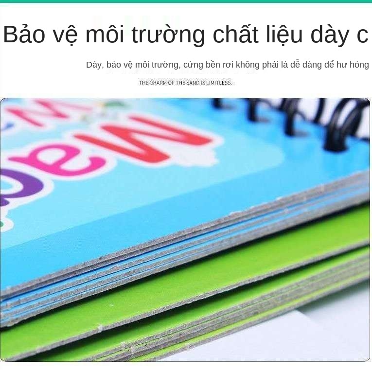 Sách vẽ tranh thủy mặc cho trẻ em, tranh thủy mặc, sử dụng lặp đi lặp lại sách tranh ghép hình, cọ vẽ tranh nước ma thuậ