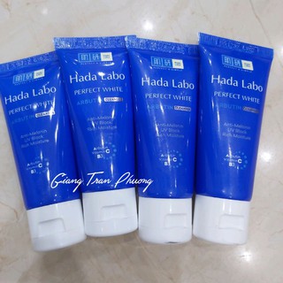 (Mini size) Kem rửa mặt dưỡng trắng Hada labo perfect white 25g