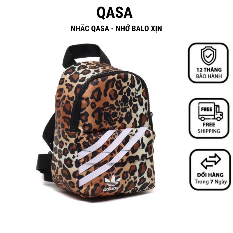 Balo nữ mini Classic Graphic thời trang họa tiết da báo phong cách ulzzang