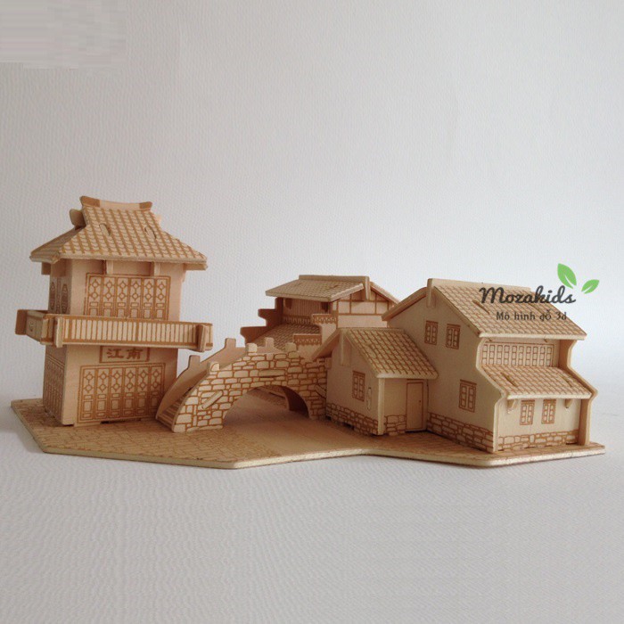Đồ chơi lắp ráp gỗ 3D Mô hình Nhà Giang Nam A