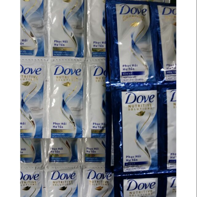 (Set 10dây×12goi) Gội Xả Dove.