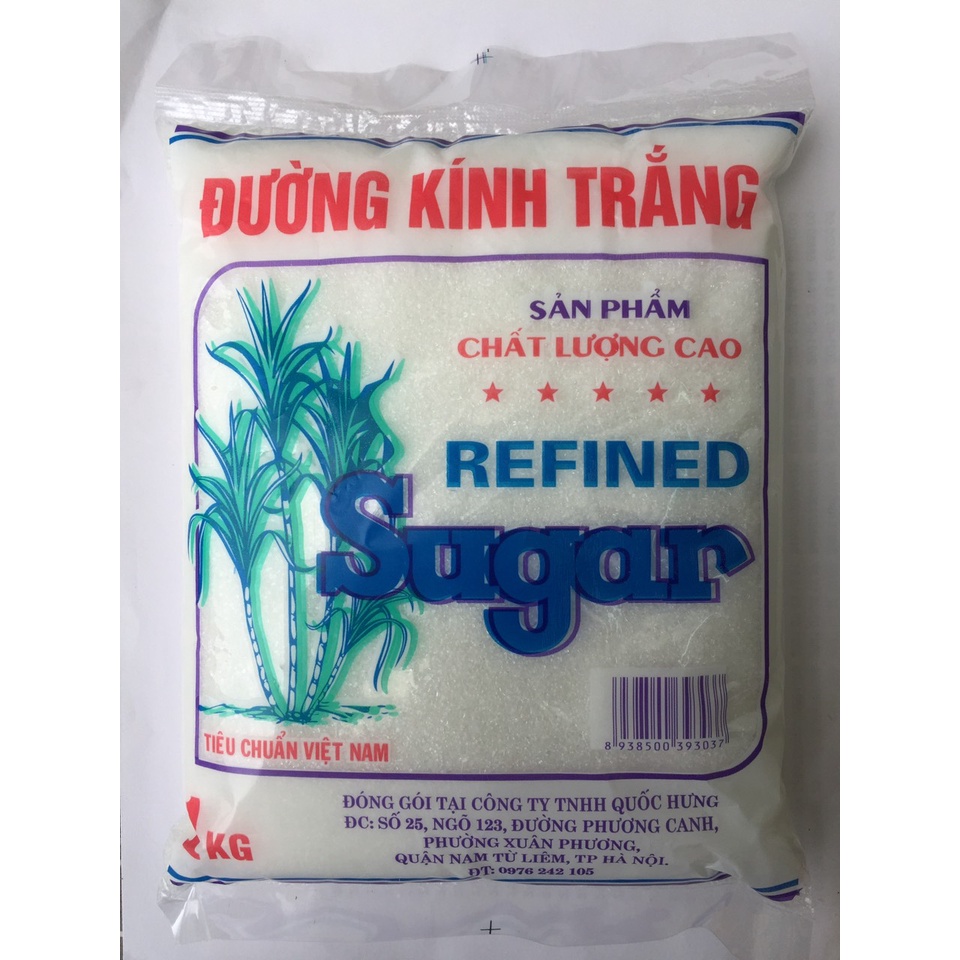 Đường Kính Trắng - Đường Vàng xuất khẩu -1kg