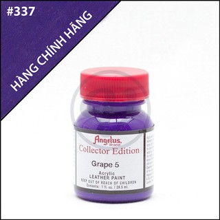 [CHÍNH HÃNG - KHÔNG CHIẾT] Grape 5 - Màu ANGELUS Leather Paint Collector Edition vẽ da, vải, custom giày 29.5ml (1Oz)