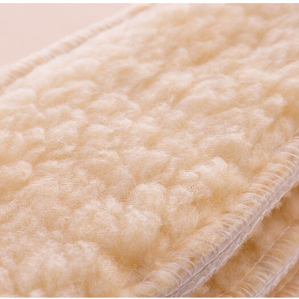 Đế lót ấm bằng len Miếng lót lông cừu Giày chèn nhiệt mềm