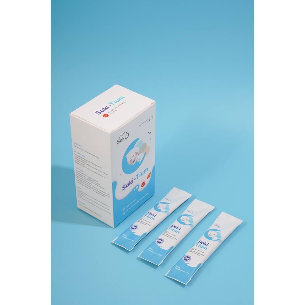 Combo 2 hộp Soki Tium sữa ngủ ngon cho bé, hàng nhập khẩu nguyên liệu Pháp - ST02
