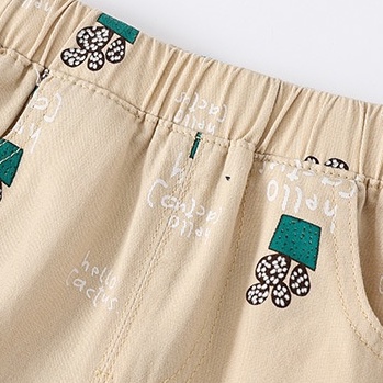 Quần short Soffny cotton màu trơn mềm mại thời trang cho bé