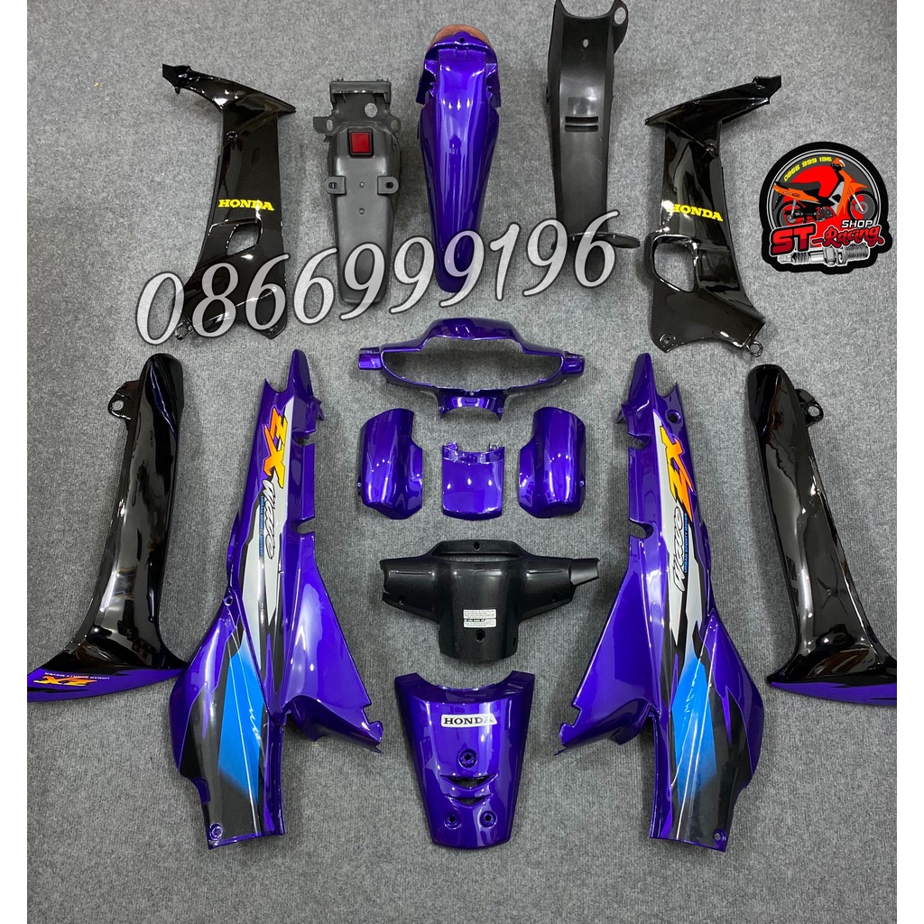 Tem mẫu zin Wave Alpha đời 2002 ( Wave nhỏ, W thái ) . Tem cao cấp 3 lớp chống nước đủ màu !