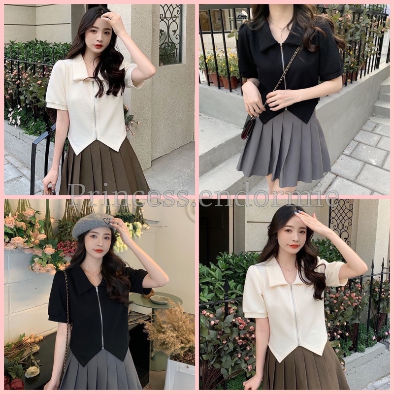 Áo kiểu tay phồng bánh bèo