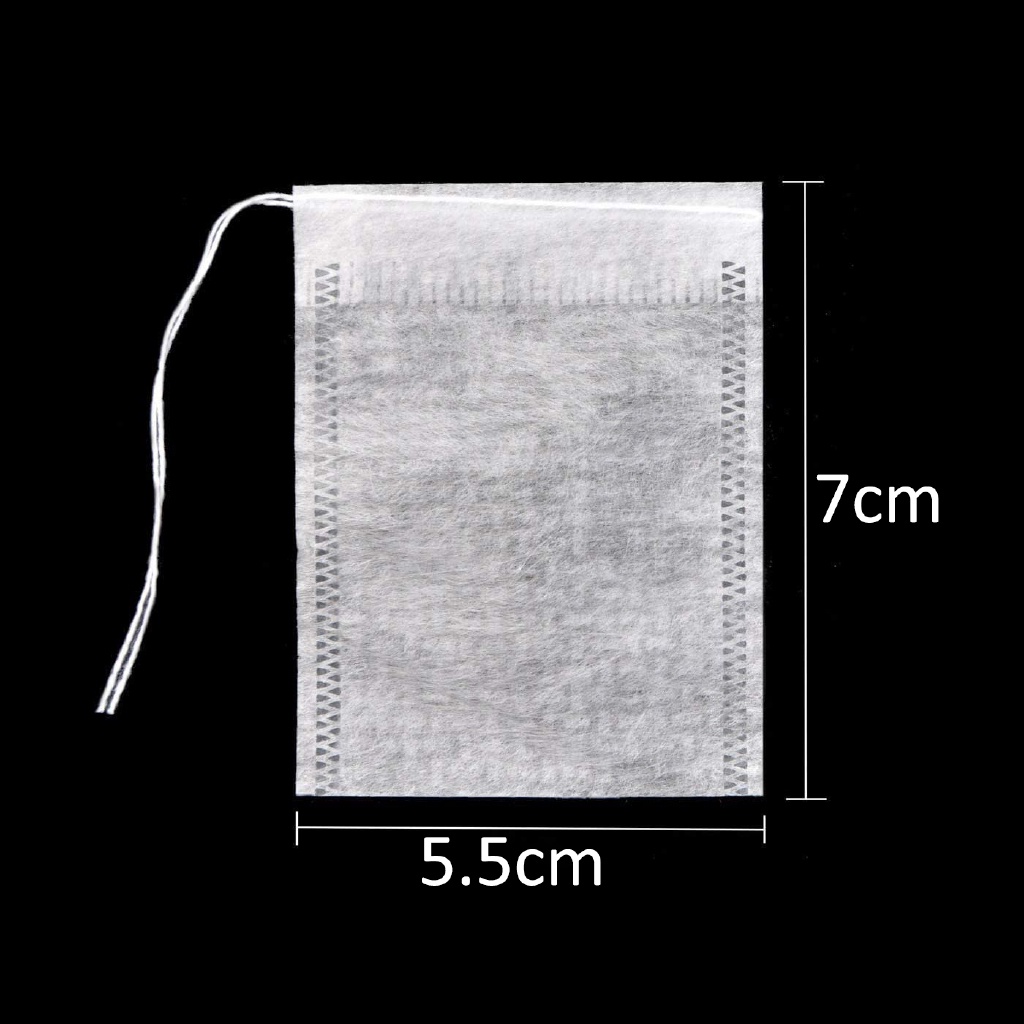 Set 50 Túi Lọc Trà 5 X 7CM Bằng Vải Không Dệt