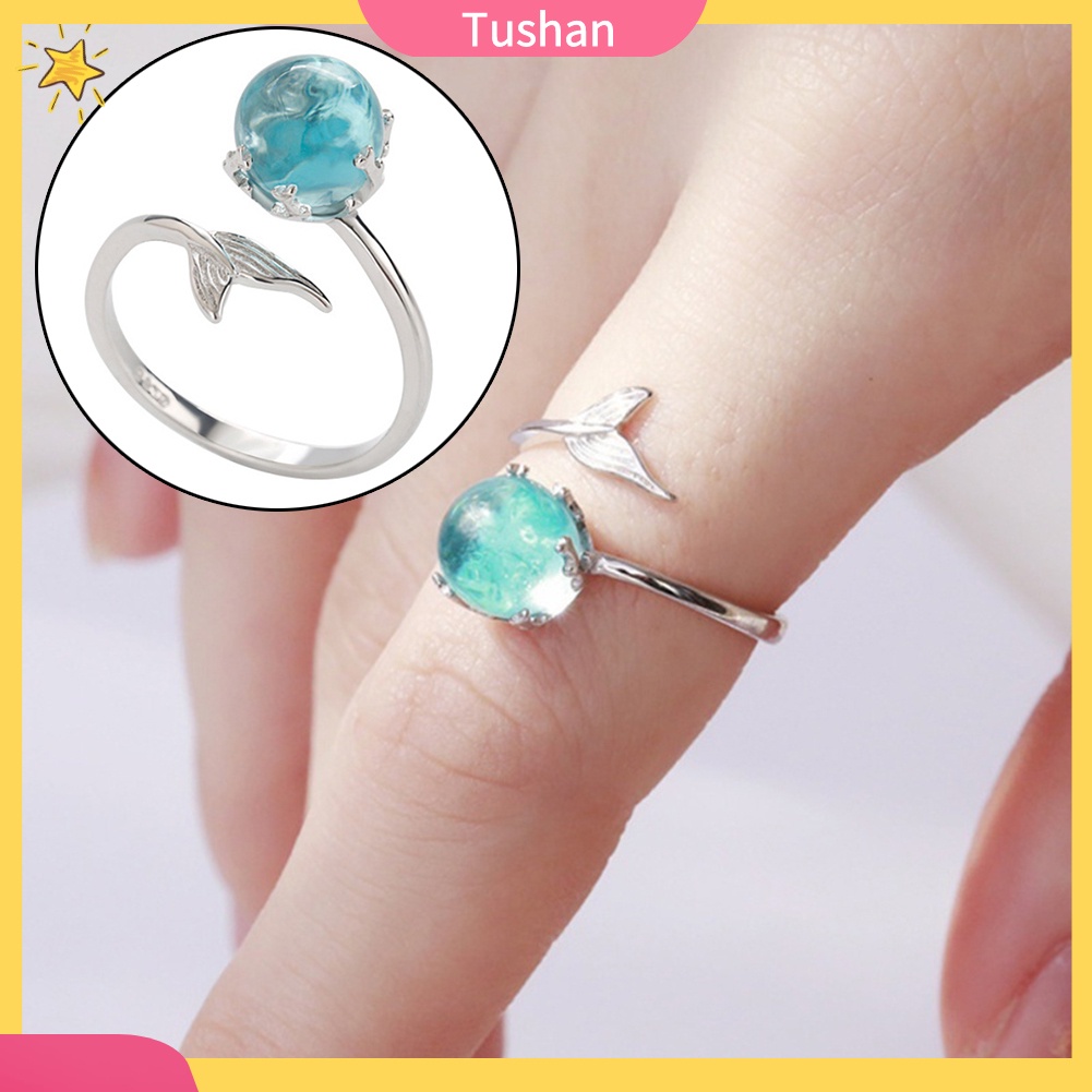 Nhẫn nữ đính đá phong cách thời trang điều chỉnh được