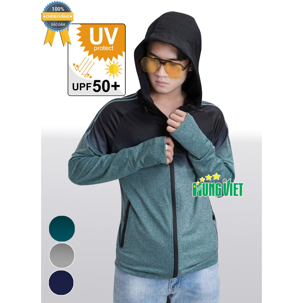 Áo chống nắng nam chất thể thao Nhật mát chống UV 98%