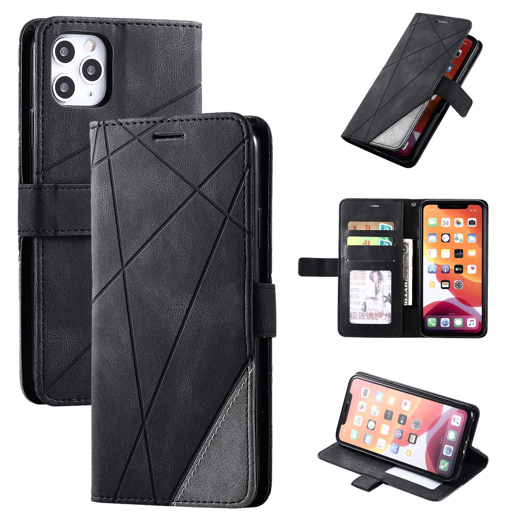 Flap leather case iphone 6 6s 7 8 Plus X Xs XR 11 Pro 12 Mini Max Cover Casing | BigBuy360 - bigbuy360.vn
