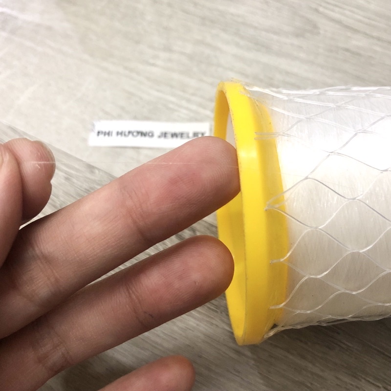 Chỉ cước mảnh 0.10mm - 0.15mm  ko co giãn dùng kết cườm, may vải voan ren