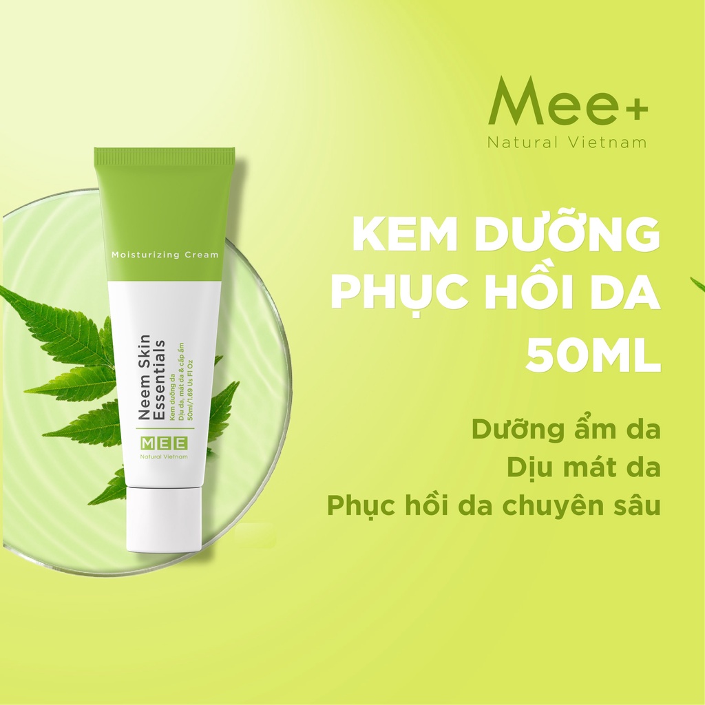 Kem dưỡng ẩm cho da dầu mụn Neem Skin Essentials MEE NATURAL 50ml
