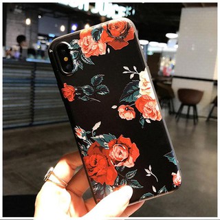 Ốp iphone nhựa dẻo in hoa nổi cho 6 6s 7 8 plus X