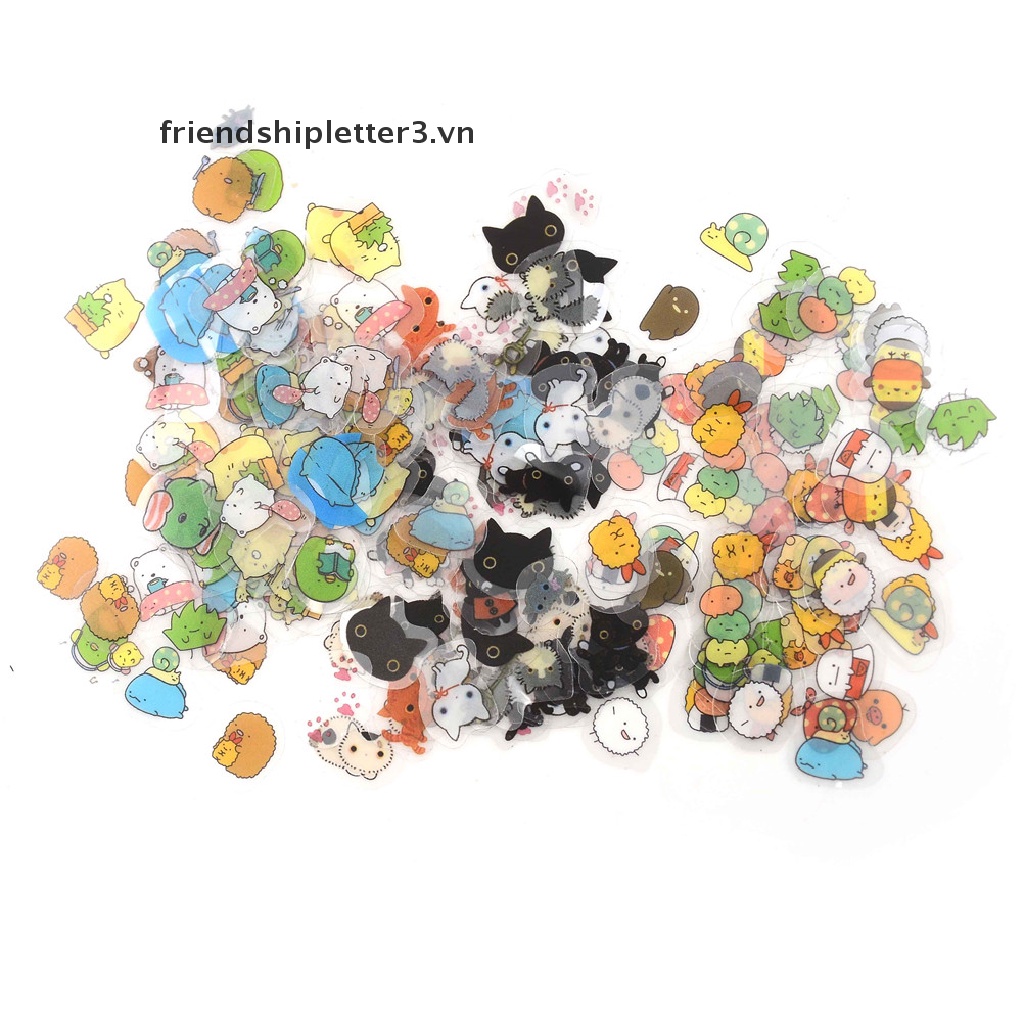 Set 80 sticker Dán Trang Trí Dễ Thương