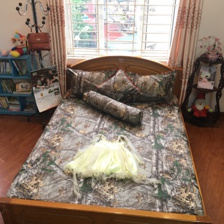 Ga chống thấm cotton lụa xuất mỹ - CTL 101 Rêu lụa Mỹ