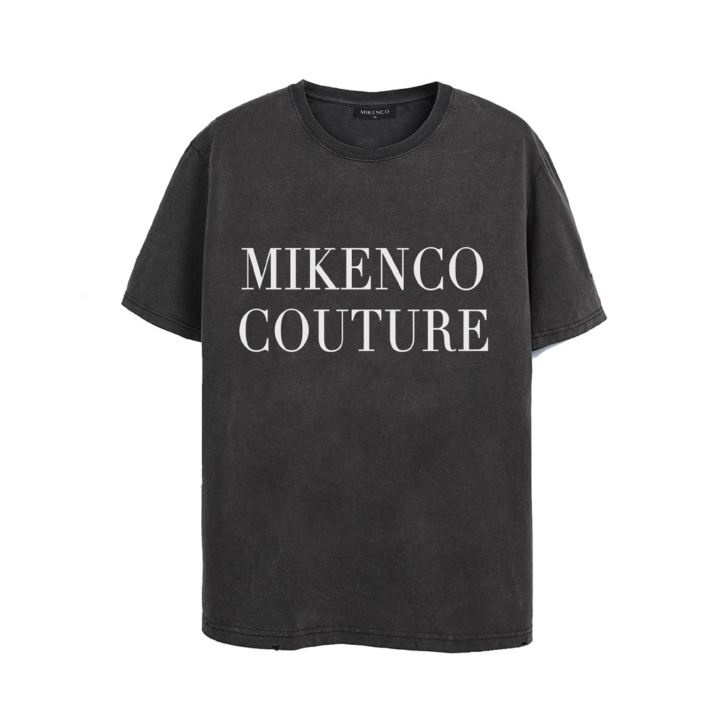 Áo phông ngắn tay unisex MIKENCO Couture Grey