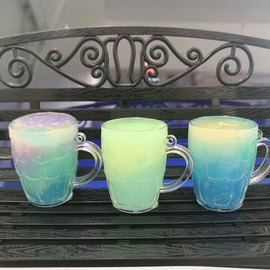 Ly cốc đồ chơi resin handmade tạo hình galaxy