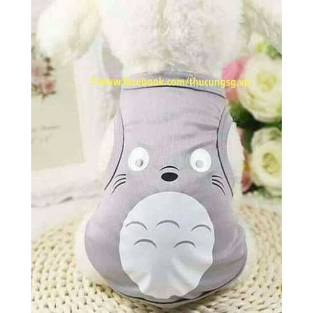 Áo ba lỗ totoro cho thú cưng