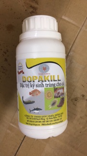 Dopakill xử lý trùng mỏ neo cho cá koi