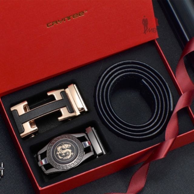 Dây nịt nam thắt lưng nam da thật Cao Cấp