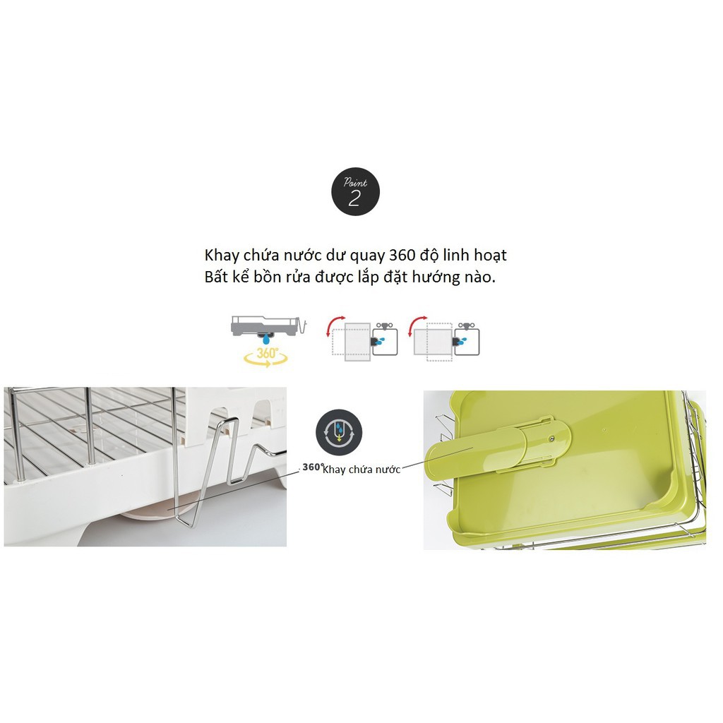 Giá để bát đĩa 2 tầng Lock&Lock LDR2001 | BigBuy360 - bigbuy360.vn