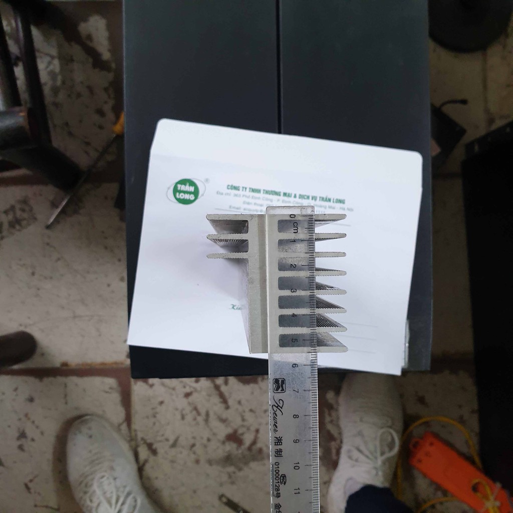 Tản nhiệt nhôm hai tầng 243x55x57mm; nhôm tản nhiệt hai tầng tháo máy
