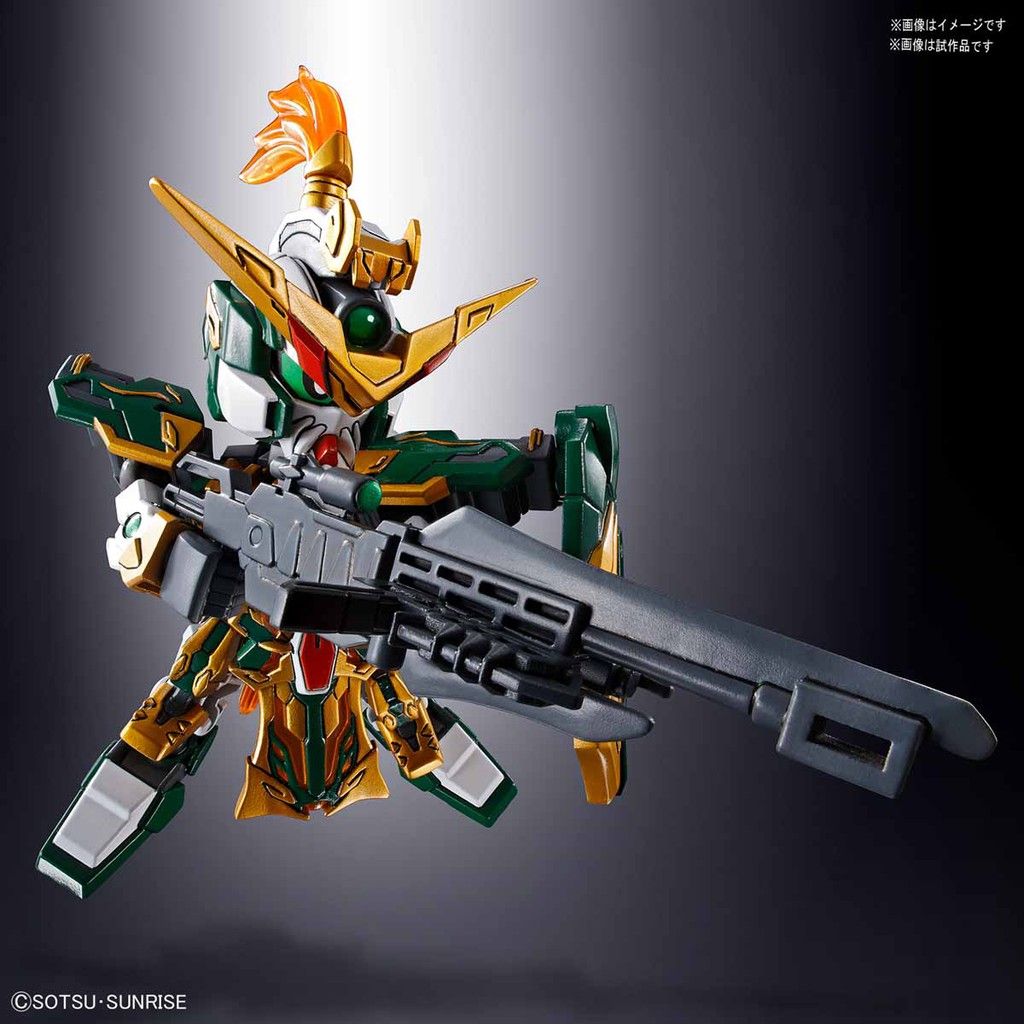 Đồ chơi lắp ráp Anime Nhật Bandai Gundam SD 13 Huang Zhong Gundam Dynames Serie SD Gundam Sangoku Soketsuden