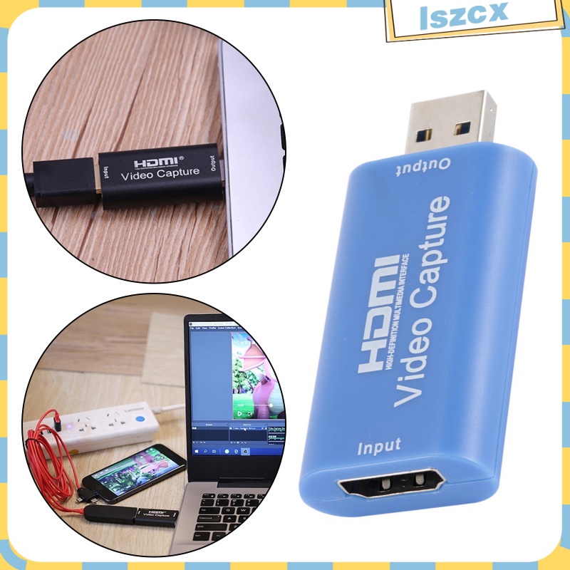 [giá giới hạn] USB Video Capture Card, 1080FHD Recording, USB Output,HDMI Input, 3840X2150@60HZ Input,Video Recording,Easy Operation, No Driver Needed