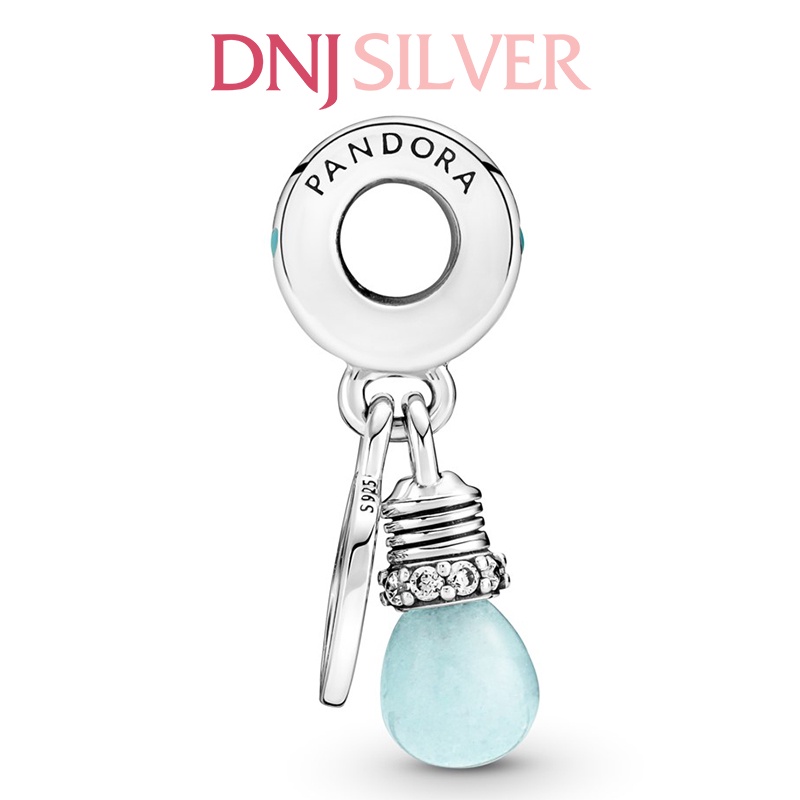 [Hàng cao cấp] Charm bạc 925 cao cấp, hàng chuẩn bạc - Charm Glow-in-the-dark Lightbulb thích hợp để mix vòng tay charm