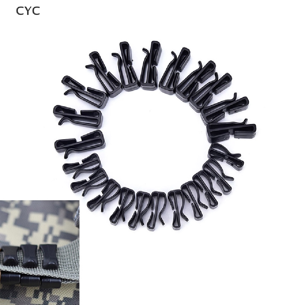 CYC 20/25MM molle buckle strap Belt end clip adjust keeper tactical backpack camping CY