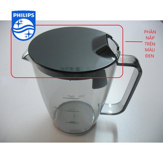 Nắp ly - máy ép trái cây philips hr1863 hr1855 hr1864