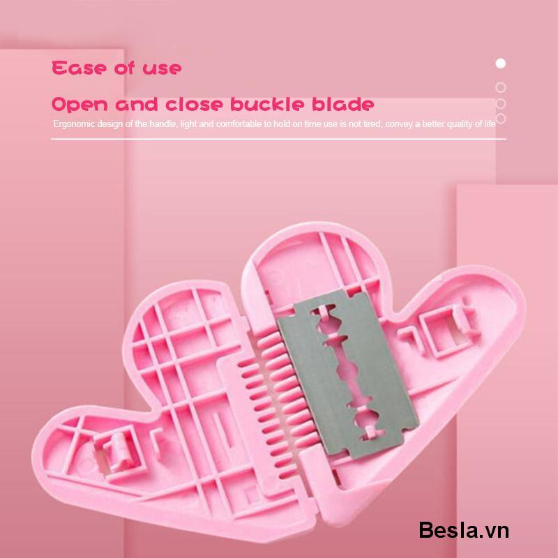 Lược cắt tỉa lông mini hình trái tim nhỏ gọn tiện lợi